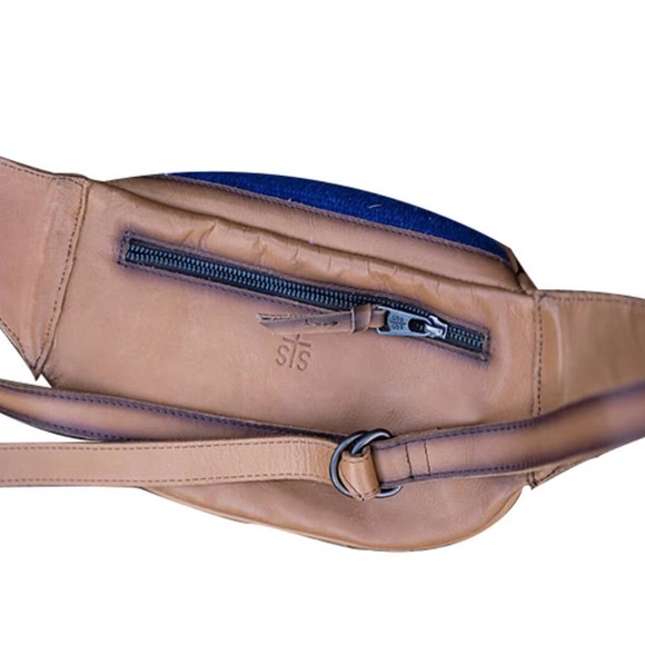 STS Ranchwear Mojave Sky Crossbody Bag - Blue and Brown - Picture 8 of 9